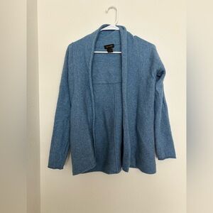 Sara Campbell Soft Blue Women's Cardigan 100% cashmere size xs